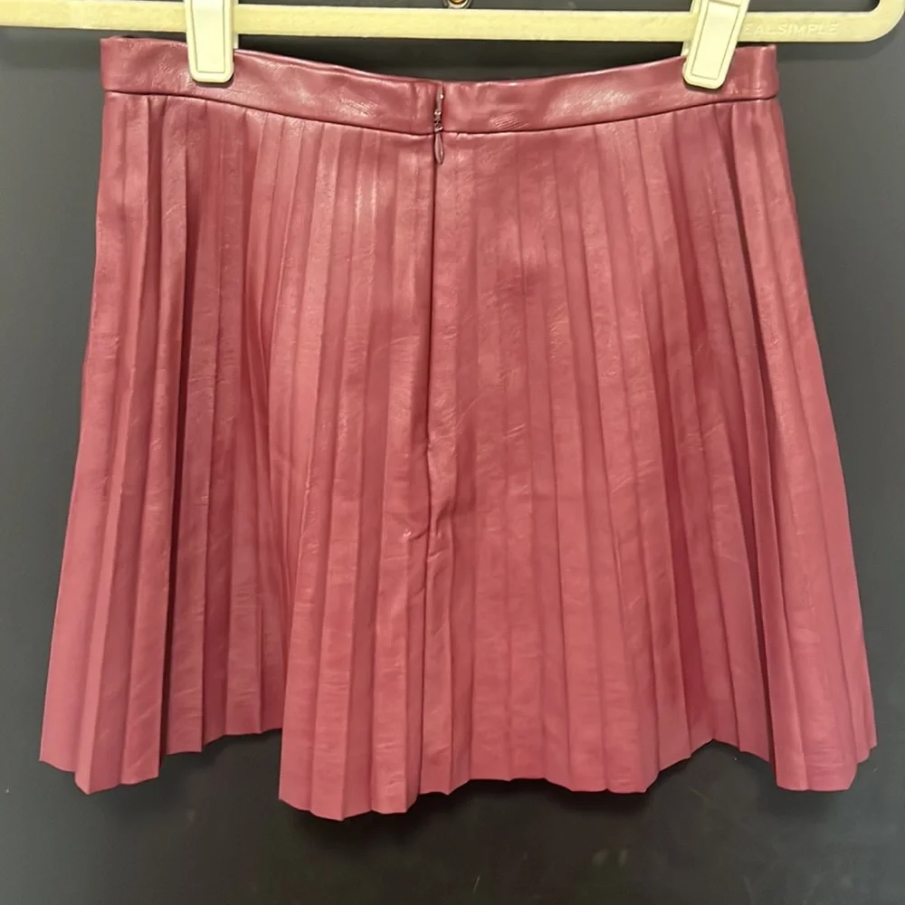 J. Crew faux leather miniskirt - Picture 2 of 3